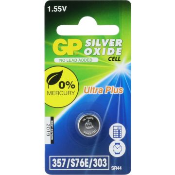 GP Horlogebatterij 357 (SR44W) High Drain (1-pack)