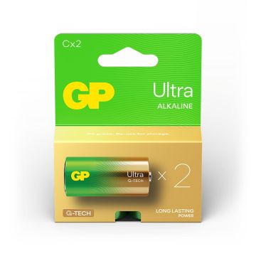 GP Alkaline Ultra C Baby Batterijen (2-pack)