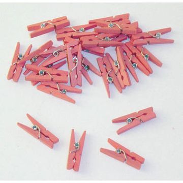 Roze knijpers - 24 stuks