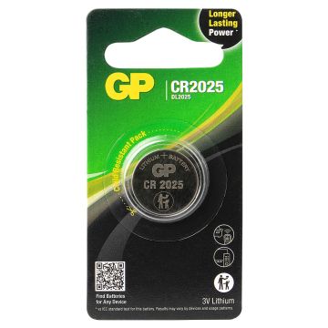 GP Lithium CR2025 Knoopcel Batterij (1-pack)