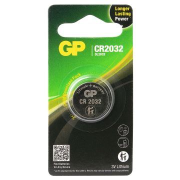 GP Lithium CR2032 Knoopcel Batterij (1-pack)