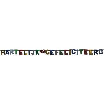 Letterslinger Hartelijk Gefeliciteerd