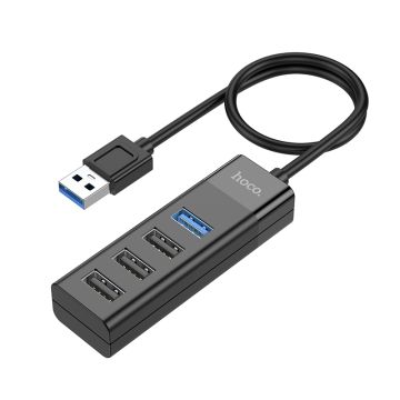 Hoco 4-poorts HUB Kabel - USB-A naar USB-A 2.0 en 3.0