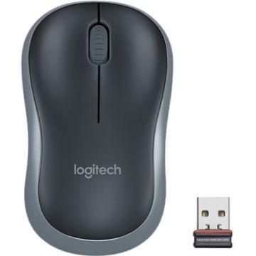 Logitech M185 Draadloze Muis - Grijs