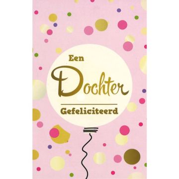 10 Wenskaarten met envelop - Geboorte dochter