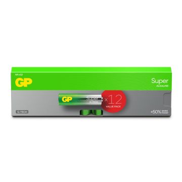 GP Super Alkaline AA Mignon Batterijen (12-pack)