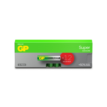 GP Super Alkaline AAA Micro Batterijen (12-pack)