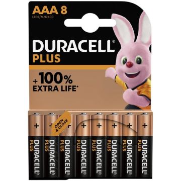 Duracell Plus Alkaline AAA (8-pack)