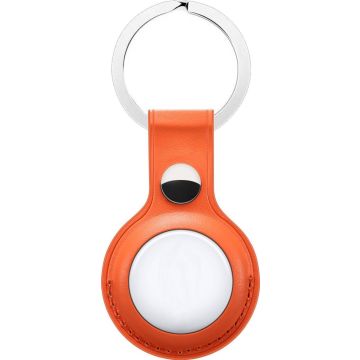 Hoco Protective Leather Keychain for Airtag - Orange