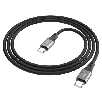 Hoco USB-C naar USB-C Kabel 60W Zwart (1 meter)