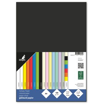 Papier Kangaro A4 120gr Zwart Pak 100 Vel