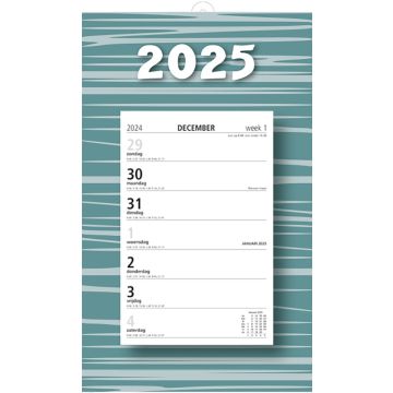 Week scheurkalender 2025 - Zondag