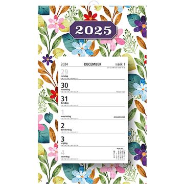 Week scheurkalender 2025 - Zondag
