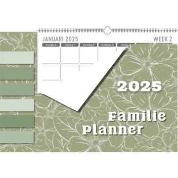 Family planner XL 2025 - Maandag