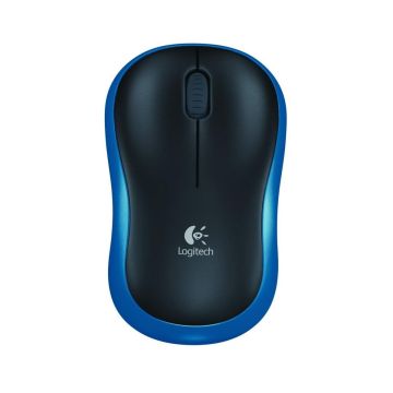 Logitech M185 Draadloze Muis - Blauw