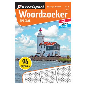 Puzzelsport Puzzelboek 96 pag. Woordzoeker Special 3*