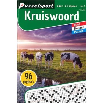 Puzzelsport Puzzelboek 96 pag. Kruiswoord 2-3* nr. 3