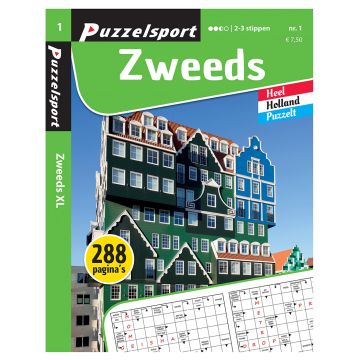 Puzzelsport Puzzelboek 288 pag. Zweeds 2-3*