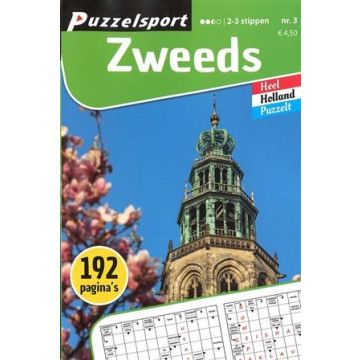 Puzzelsport Puzzelboek 192 pag. Zweeds 2-3*