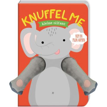 Knuffel me - Kleine Olifant - Vingerpop boekje