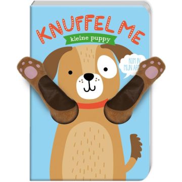 Knuffel me - Kleine Puppy - Vingerpop boekje