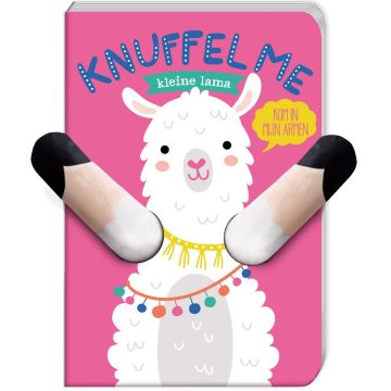 Knuffel me - Lama - Vingerpop boekje