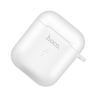 Hoco Wireless Charging Case for AirPods 1 & 2 - White - let op geen inhoud 