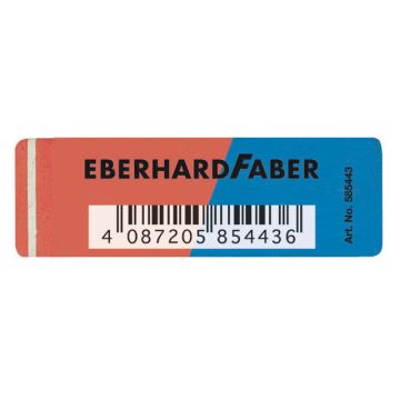 Eberhard Faber Dubbele Gum, Rood/Blauw voor Inkt en Potlood