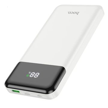 Hoco Powerbank 10.000 mAh USB-C Output QC 3.0 White