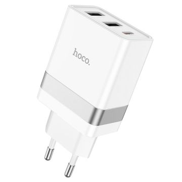 Hoco PD30W Fast Charger 2x USB 1x USB-C