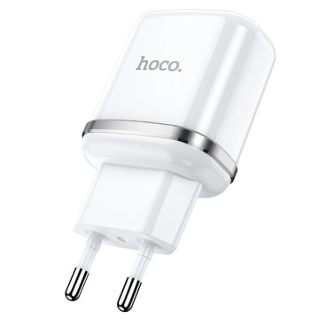 Hoco N4 Dual Port Charger - Wit