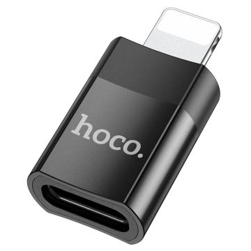 Hoco USB 2.0 to Lightning OTG Adapter- Zwart