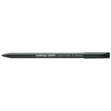 Edding 1200 Fineliner Zwart, 1mm, 10 Stuks