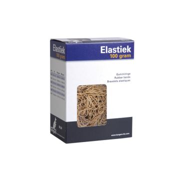 Elastiek Kangaro nr. 16 60x1,5mm 100gr Naturel