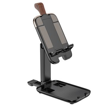 Hoco Kunststof Opvouwbare Desktop Stand XL - Zwart