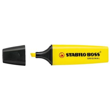 Stabilo Boss Markeerstift Geel, 10 Stuks