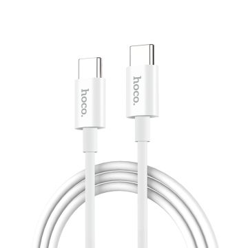 Hoco USB-C naar USB-C Kabel Wit (1 meter)